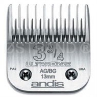 ANDIS - UltraEdge® Detachable Blade, Size 3-3/4 Skip Tooth Stål
